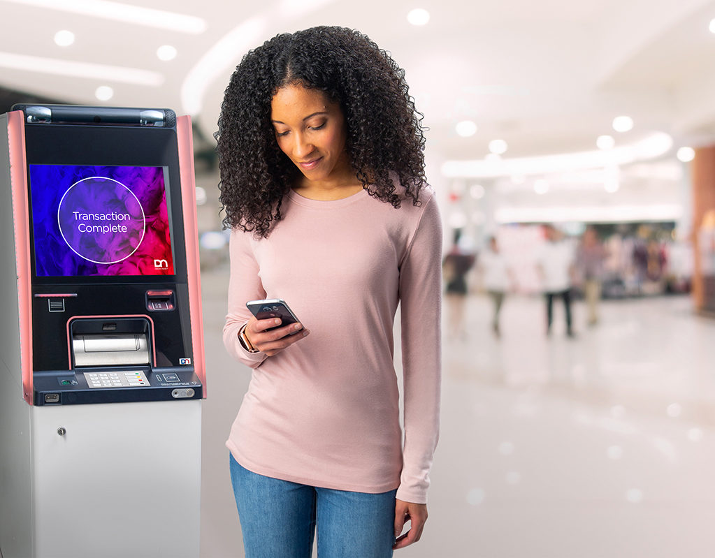 Diebold Nixdorf's DN Series automated teller machine, now in pilot with 18 financial institutions. Image provided by Diebold Nixdorf.