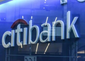 A Citibank sign in New York