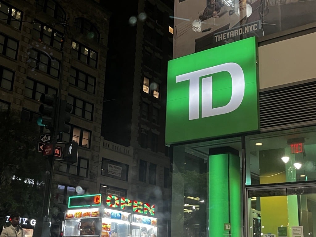 TD’s tech spend up 18% YoY to $458M